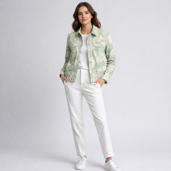 Elie Tahari Jackets & Blazers - Elie Tahari Floral Jacket Blazer Lightweight Spring Jacket